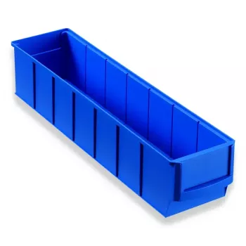 Dėžutė smulkioms detalėms Allit 456540 polipropileno mėlyna 91x400x81 mm