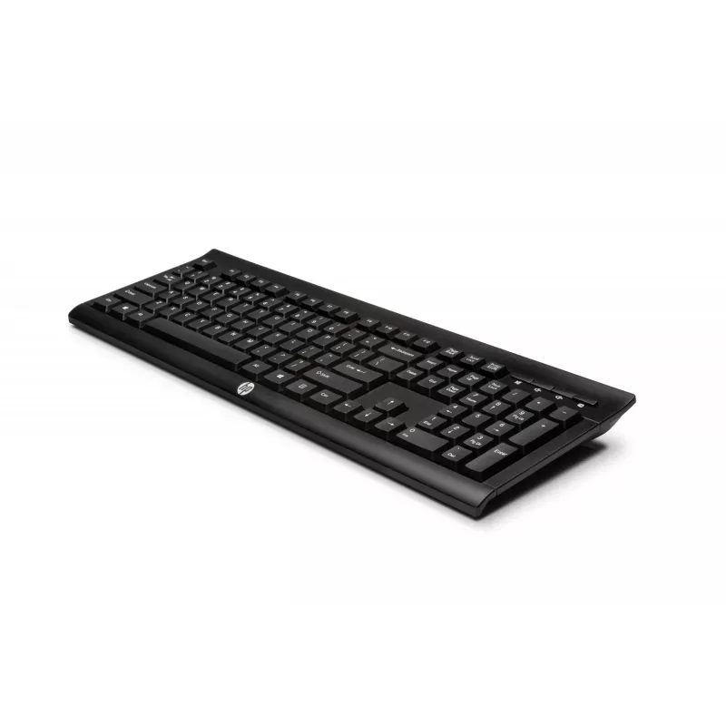 HP K2500 belaidė klaviatūra, pilno dydžio (100%), RF belaidė, juoda