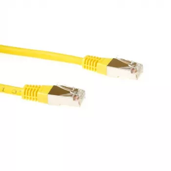 ACT Yellow 10 m F/UTP CAT5E pataisos laidas su RJ45 jungtimis