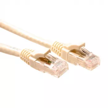ACT Ivory 10 m CAT6 U/UTP pataisos laidas su RJ-45 jungtimis