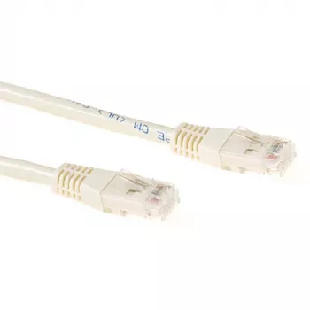 ACT Ivory 15 m LSZH U/UTP CAT6A pataisas su RJ-45 jungtimis