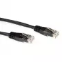 ACT Black 1.5 m LSZH U/UTP CAT6A jungiamasis kabelis su RJ45 jungtimis