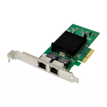 Microconnect MC-JL82576EB tinklo adapteris PCI Express x4 2×RJ45 1 Gbps