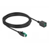 Prailginamasis kabelis Powered USB DeLOCK 85983 12 V 4 m Juoda