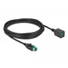 Maitinamas USB ilginimo kabelis DeLOCK 85984 12V 5m Juoda