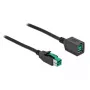 Maitinamas USB ilginimo kabelis DeLOCK 85984 12V 5m Juoda