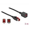 Maitinamas USB ilginimo kabelis DeLOCK 85987 24 V 3 m Juodas