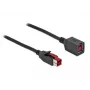 Prailginamasis Powered USB kabelis DeLOCK 85988 24 V 4 m Juodas