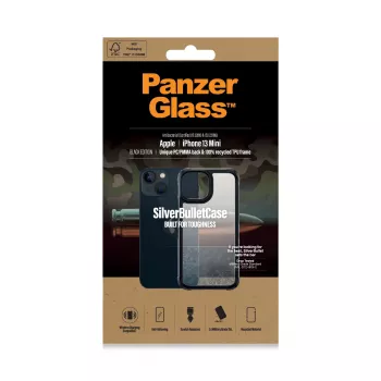PanzerGlass SilverBullet ClearCase iPhone 13 Mini Juodas