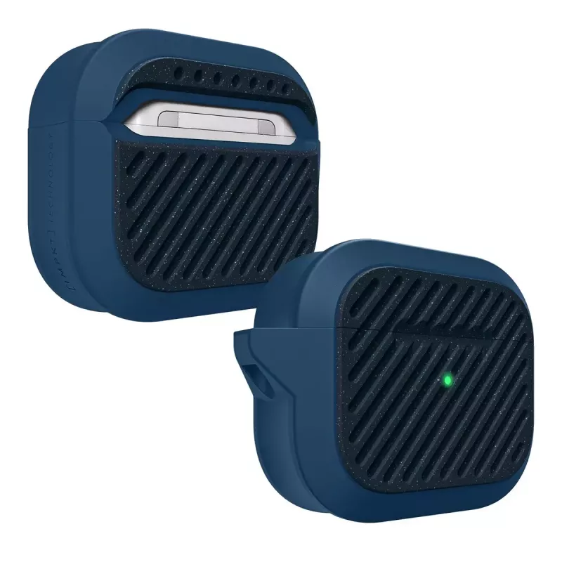 Dėklas LAUT CAPSULE AirPods 3 mėlynas metalas polikarbonatas TPU