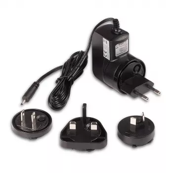 Lindy 5VDC 2A kelių šalių maitinimo šaltinis, 10 W, 100 - 240 V, 50 - 60 Hz, juodas
