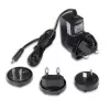 Lindy 5VDC 2A kelių šalių maitinimo šaltinis, 10 W, 100 - 240 V, 50 - 60 Hz, juodas