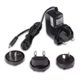 Lindy 5VDC 2A kelių šalių maitinimo šaltinis, 10 W, 100 - 240 V, 50 - 60 Hz, juodas