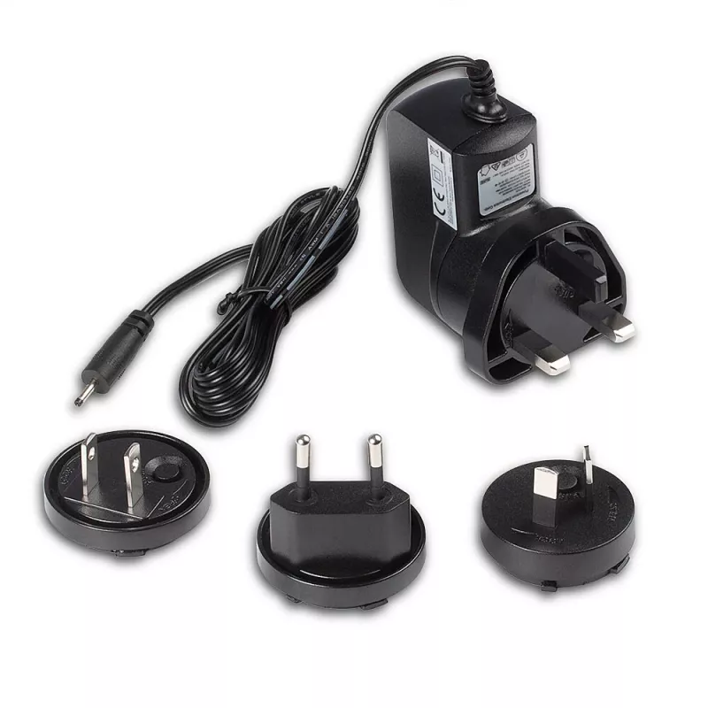Lindy 5VDC 2A kelių šalių maitinimo šaltinis, 10 W, 100 - 240 V, 50 - 60 Hz, juodas