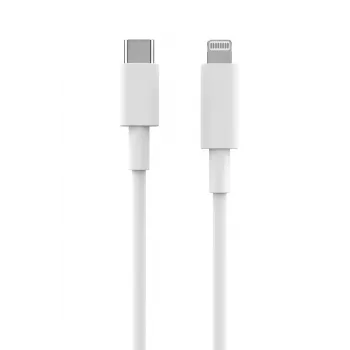 2GO 795848 USB C – Lightning laidas 1 m, baltas