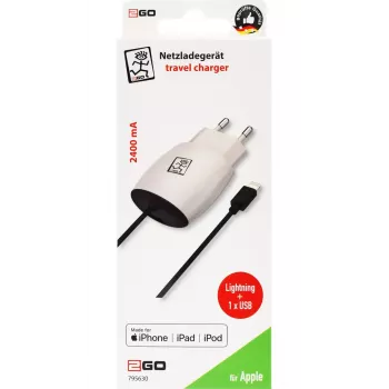 Įkroviklis mobiliesiems įrenginiams 2GO 795630 Universalus Baltas AC Vidaus