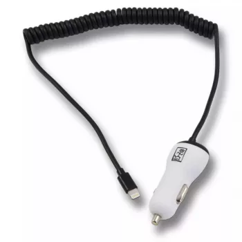 Automobilinis įkroviklis mobiliems įrenginiams 2GO 795631, 12/24V, 5V, 2400 mA, baltas