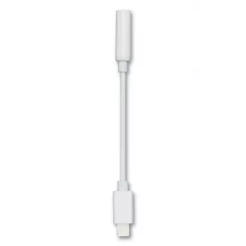 Garso adapteris 2GO 797294 3,5 mm lizdas – Lightning kištukas 0,1 m baltas