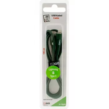 Laidas Lightning 2GO 797312 1 m žalias USB-C jungtimi