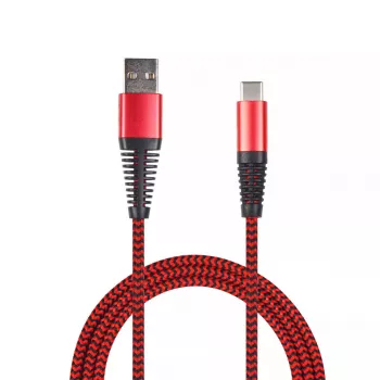 USB kabelis 2GO 795947 USB 3.2 Gen 1 1m USB B USB C raudonas