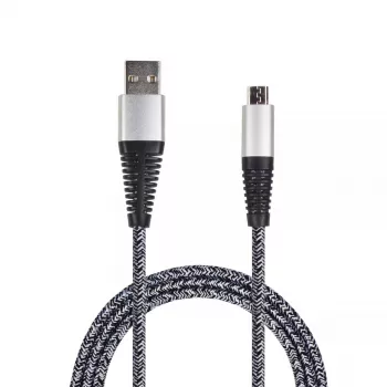 USB laidas 2GO 795951 1 m USB B Micro-USB B sidabrinis