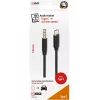 Audio kabelis 2GO 797219 1m 3.5mm USB Type-C juodas