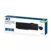 ACT AC5475 laidinė klaviatūra su išmaniąja kortelių skaitytuvu (AZERTY/BE išdėstymas)