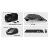 ACT belaidis klaviatūros ir pelės rinkinys, USB-C/US-A kombinuotas imtuvas (QWERTY / US išdėstymas)