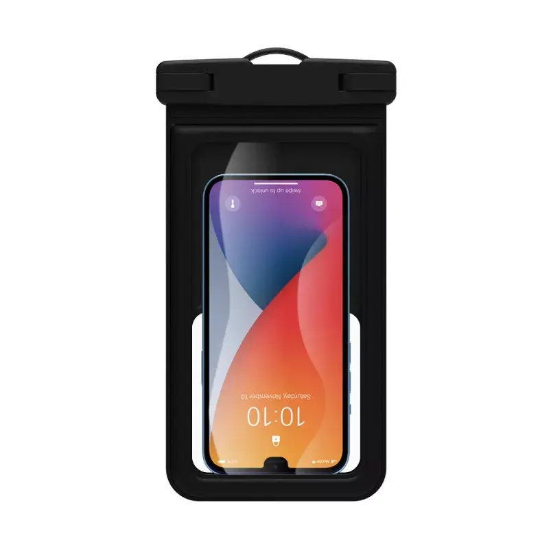 Vandeniui atsparus dėklas Port Designs 901884 mobiliesiems telefonams 17 cm 6,7 colio juodas permatomas