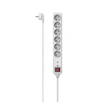 Hama 00223155 Išmanusis maitinimo blokas su 6 kištukiniais lizdais, 3 m, 3680 W