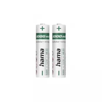 Hama 00223523 Įkraunama baterija AAA NiMH 1,2 V 1000 mAh 2 vnt.