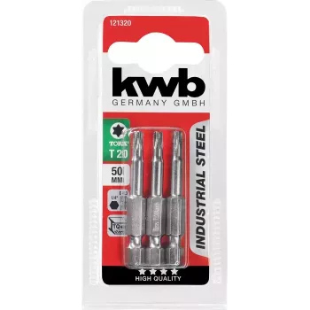 kwb INDUSTRIAL STEEL BITS 50 mm TORX T15 3 vnt