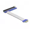 DeLOCK Riser Card PCI Express x1 vyriškas į x16 lizdą su 20 cm kabeliu