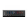 Lindy 4 prievadų USB 3.0 šakotuvas su 3 Quick Charge 3.0 prievadais