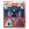 Peilių rinkinys kwb Universal kit 17 vnt. aliuminiui, betonui, variui, gipso kartonui, plastikui, skardai, medžiui
