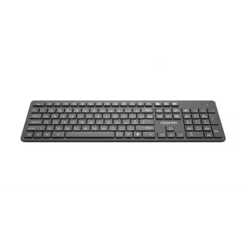 Klaviatūra eSTUFF GLB211302, biuro, USB, QWERTY, JK juoda