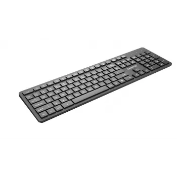 Klaviatūra eSTUFF GLB211302, biuro, USB, QWERTY, JK juoda