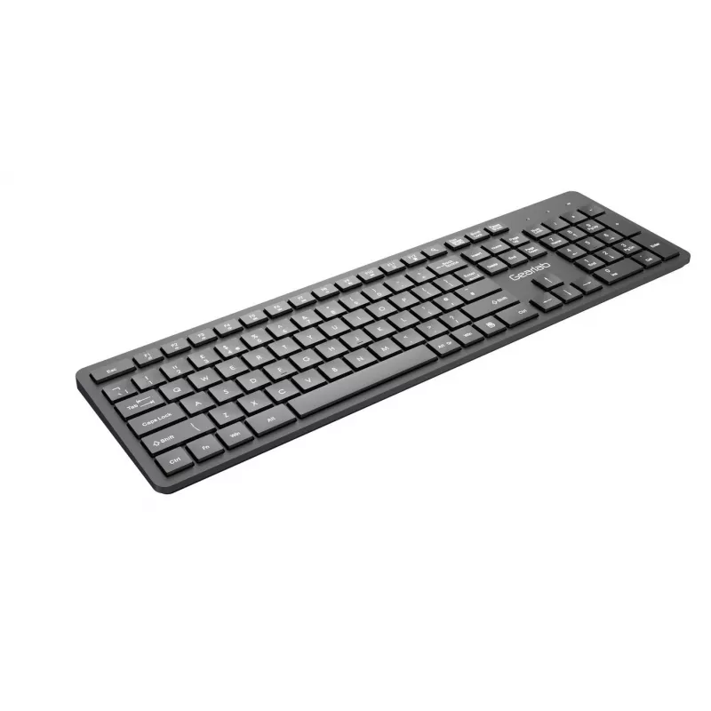 Klaviatūra eSTUFF GLB211302, biuro, USB, QWERTY, JK juoda