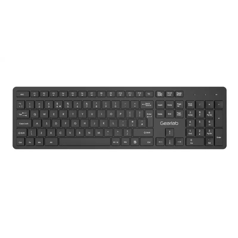 Klaviatūra eSTUFF GLB211302, biuro, USB, QWERTY, JK juoda