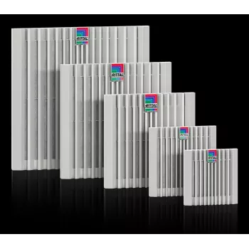 Filtro išmetimo anga Rittal SK 3238.300 — plastikinis korpusas, pilka, 161 g, 1 vnt.