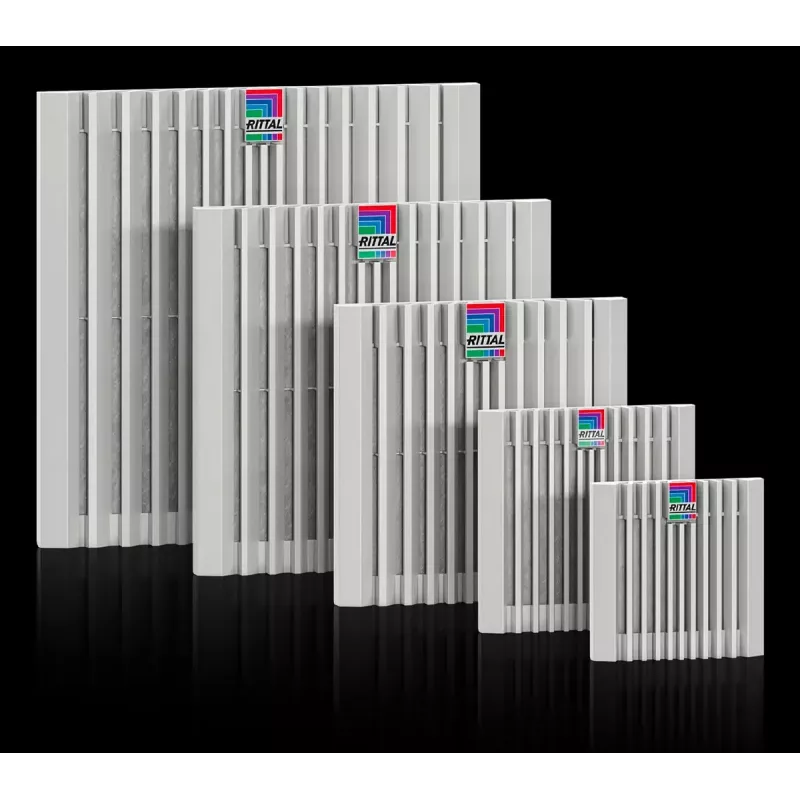 Filtro išmetimo anga Rittal SK 3238.300 — plastikinis korpusas, pilka, 161 g, 1 vnt.
