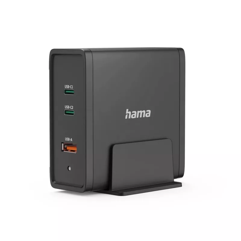 Hama 00200019 universalus mobiliojo įrenginio greitasis kroviklis juodas AC patalpoms
