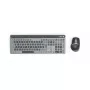 Belaidis klaviatūros ir pelės rinkinys Hama WKM-750, Bluetooth, QWERTZ, pilkas/juodas/mėlynas