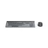 Belaidis klaviatūros ir pelės rinkinys Hama WKM-750, Bluetooth, QWERTZ, pilkas/juodas/mėlynas