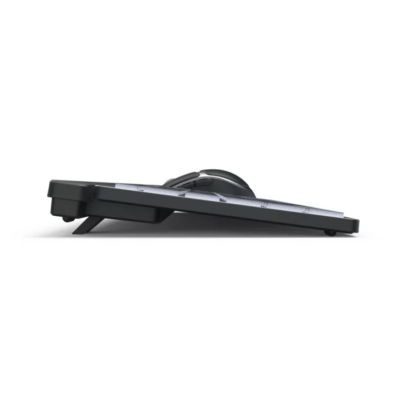 Belaidis klaviatūros ir pelės rinkinys Hama WKM-750, Bluetooth, QWERTZ, pilkas/juodas/mėlynas