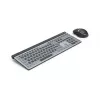 Belaidis klaviatūros ir pelės rinkinys Hama WKM-750, Bluetooth, QWERTZ, pilkas/juodas/mėlynas