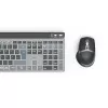 Belaidis klaviatūros ir pelės rinkinys Hama WKM-750, Bluetooth, QWERTZ, pilkas/juodas/mėlynas