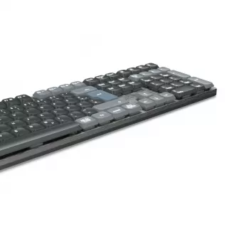 Hama WK-800 klaviatūra namams/biurui Bluetooth QWERTZ vokiška antracitinė, juoda, mėlyna