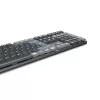 Hama WK-800 klaviatūra namams/biurui Bluetooth QWERTZ vokiška antracitinė, juoda, mėlyna