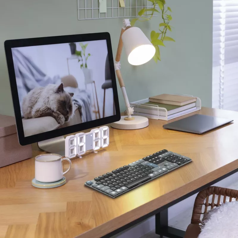 Hama WK-800 klaviatūra namams/biurui Bluetooth QWERTZ vokiška antracitinė, juoda, mėlyna